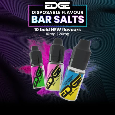 Edge Bar Salts Pink Glazed Donut Nic Salt 10ml bottle