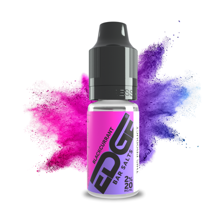 Edge Bar Salts Blackcurrant Nic Salt 10ml bottle