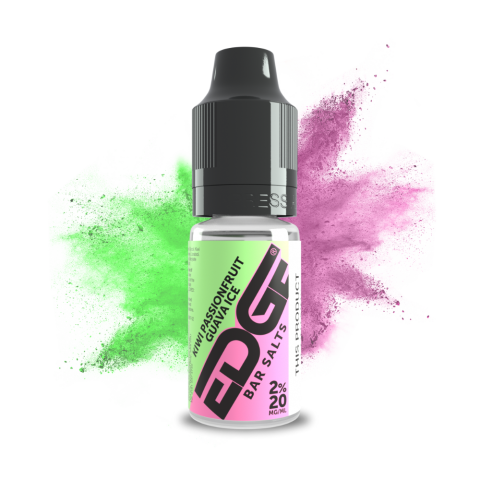 Edge Bar Salts Kiwi Passionfruit Guava Nic Salt 10ml bottle