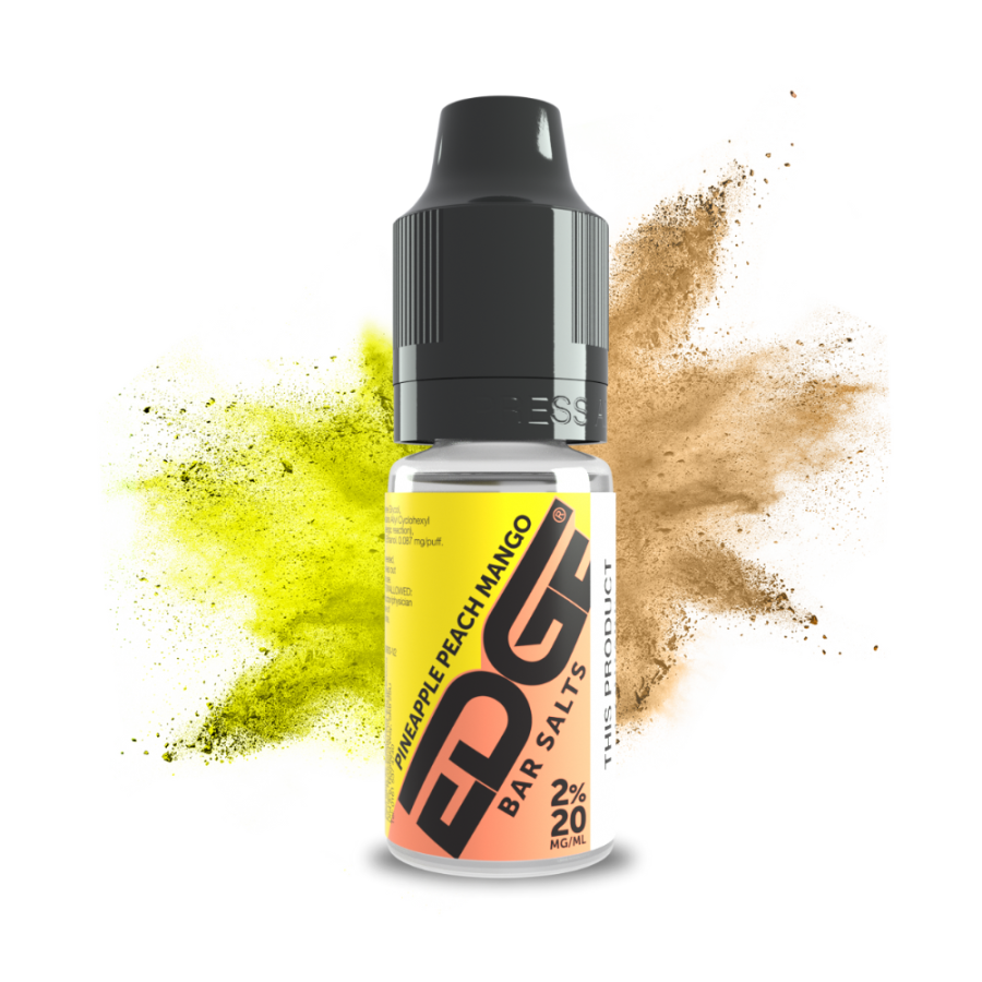 Edge Bar Salts Pineapple Peach Mango Nic Salt 10ml bottle