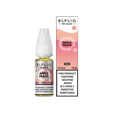 ElfLiq Apple Peach Nic Salt 10ml bottle