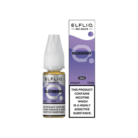 ElfLiq Blueberry Nic Salt 10ml bottle
