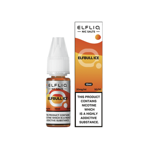ElfLiq Elfbull Ice Nic Salt 10ml bottle