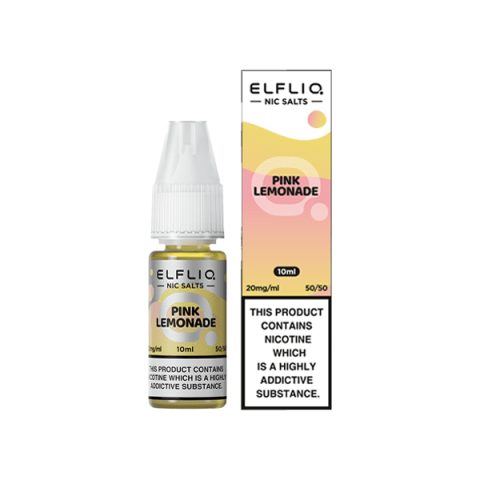 ElfLiq Pink Lemonade Nic Salt 10ml bottle