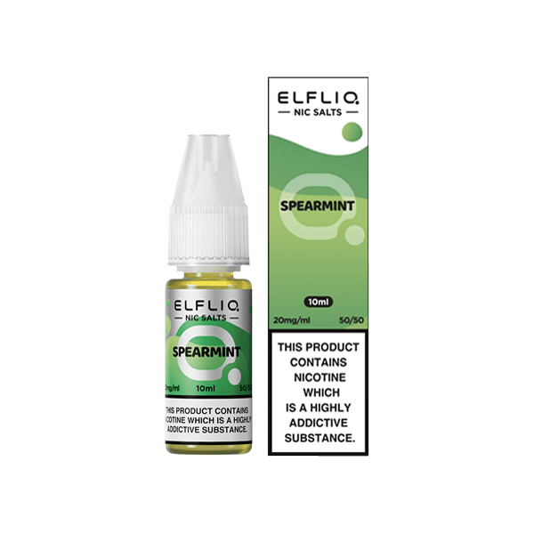 ElfLiq Spearmint Nic Salt 10ml bottle